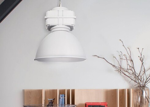 Rippvalgusti WANTED valge, D41xH170 cm, E27