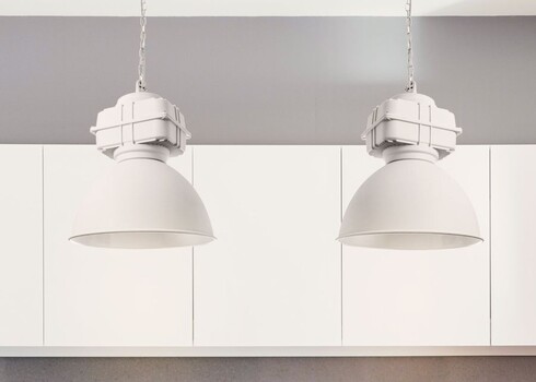 Rippvalgusti WANTED valge, D41xH170 cm, E27