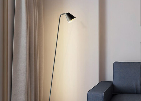 Põrandavalgusti DETROIT must, 26xH154 cm, GU10