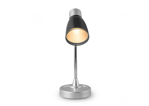 Lauavalgusti LUMY must, D13xH28 cm, LED
