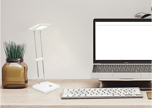 Lauavalgusti CHECHK valge, 10,5x10,5xH31,5 cm, LED