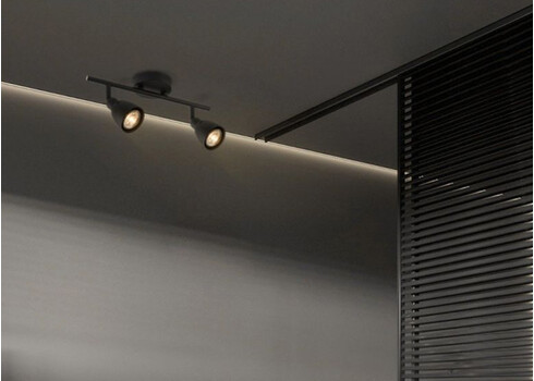 Kohtvalgusti AKA must, D32,5xH16,5 cm, LED