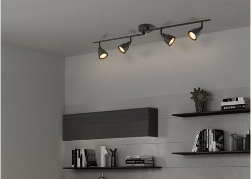 Kohtvalgusti AKA must, 80,5xH9,5 cm, LED