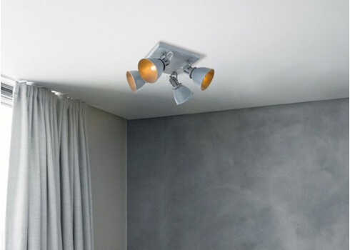 Kohtvalgusti FAMA hall, 23x23xH20,5 cm, LED