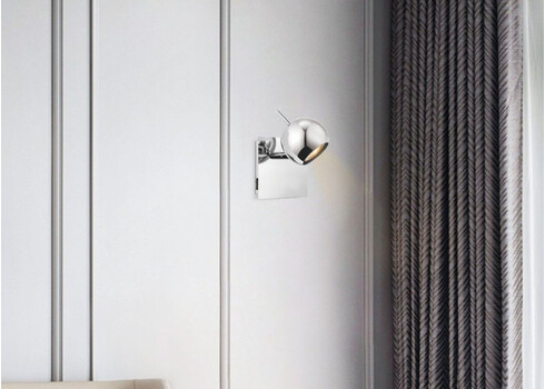 Kohtvalgusti BOLLO kroom, 11,5x11,5xH14 cm, LED