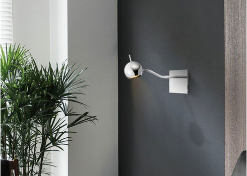 Kohtvalgusti BOLLO kroom, 11,5x35xH11,5 cm, LED