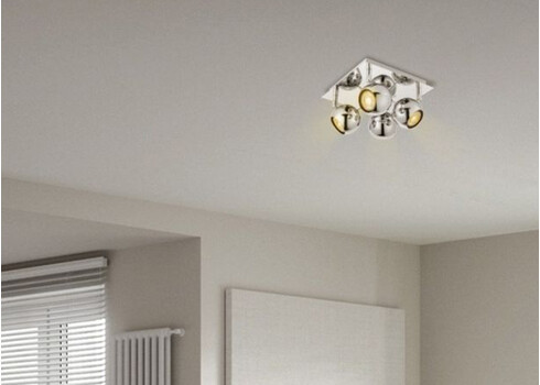 Kohtvalgusti BOLLO kroom, 22x22xH14 cm, LED