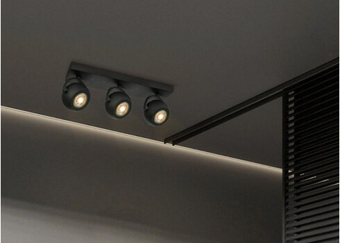 Kohtvalgusti NOP must, 36,5xH14 cm, LED