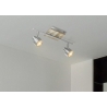 Kohtvalgusti DRIFT hall / pruun, 33,5xH17,5 cm, LED