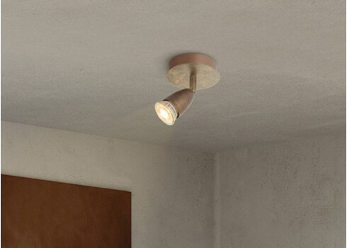 Kohtvalgusti CURL pronks, D11,5xH13,5 cm, LED