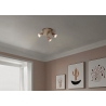 Kohtvalgusti CURL pronks, D22xH13,5 cm, LED