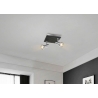 Kohtvalgusti STONE metall / must, 16,5x16,5xH14,5 cm, LED