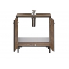 Valamukapp 374 tume tamm / must, 60x33xH53 cm