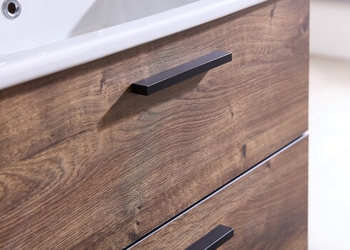 Valamukapp + valamu 374 tume tamm / must, 71x44xH51 cm