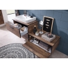 Vannitoakapp 374 tume tamm / must, 71x44xH28 cm