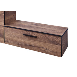 Vannitoakapp 374 tume tamm / must, 71x44xH28 cm