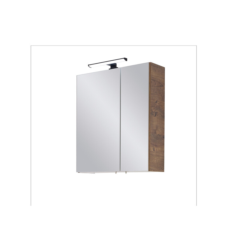 Peegelkapp 76-I tume tamm, 60x20xH70 cm, LED