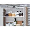Peegelkapp 76-I tume tamm, 60x20xH70 cm, LED