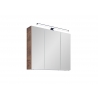 Peegelkapp 76-II tume tamm, 75x20xH70 cm, LED