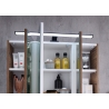 Peegelkapp 76-II tume tamm, 75x20xH70 cm, LED