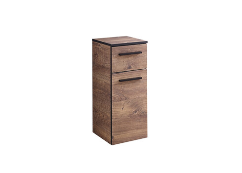 Vannitoakapp 374 tume tamm / must, 30x33xH72 cm