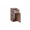 Vannitoakapp 374 tume tamm / must, 30x33xH72 cm