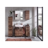 Vannitoakapp 374 tume tamm / must, 30x33xH72 cm
