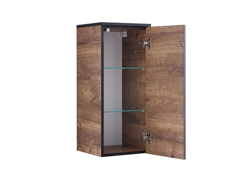 Seinakapp 374 tume tamm / must, 30x20xH70 cm