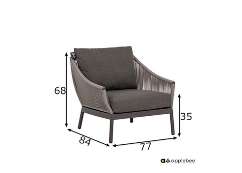 Tugitool Apple Bee BIJOU hall, 77x84xH68 cm