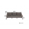 Diivan Apple Bee BIJOU hall, 203x84xH68 cm