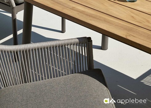 Söögilaud Apple Bee BIJOU tiik / hall, 240x100xH77 cm