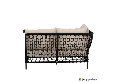 Diivan Apple Bee PURE beež / must parem, 141x81xH76 cm