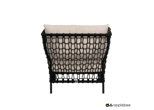 Tugitool Apple Bee Pure beež / must, 86x81xH76 cm