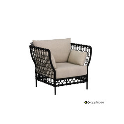 Tugitool Apple Bee Pure beež / must, 86x81xH76 cm