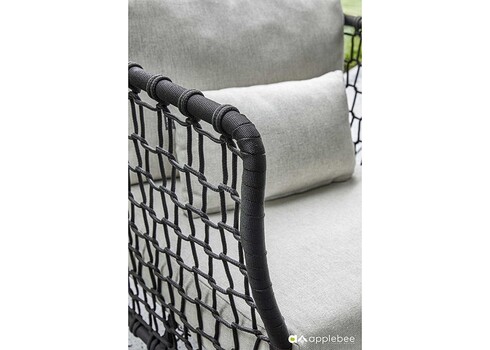 Tugitool Apple Bee Pure beež / must, 86x81xH76 cm