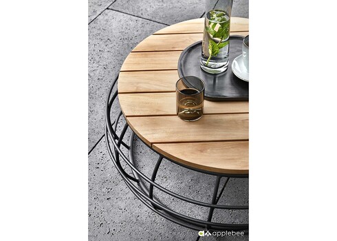 Diivanilaudade komplekt Apple Bee PURE tiik / must, 2 tk