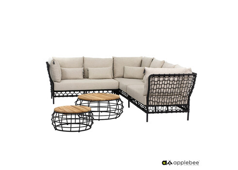 Aiamööbli komplekt Apple Bee PURE beež / must