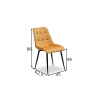 Tool TRIEST tumeroheline, 49x60xH86 cm, 4 tk