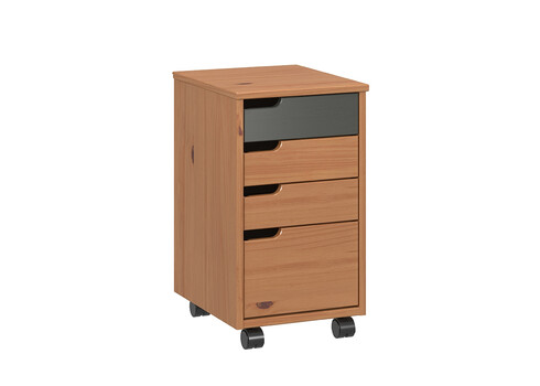 Sahtliboks MESTRE meepruun / hall, 32x38xH56 cm