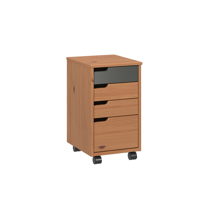 Sahtliboks MESTRE meepruun / hall, 32x38xH56 cm