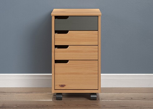 Sahtliboks MESTRE meepruun / hall, 32x38xH56 cm