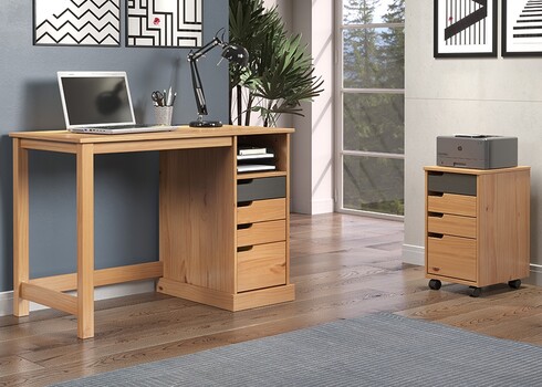 Sahtliboks MESTRE meepruun / hall, 32x38xH56 cm