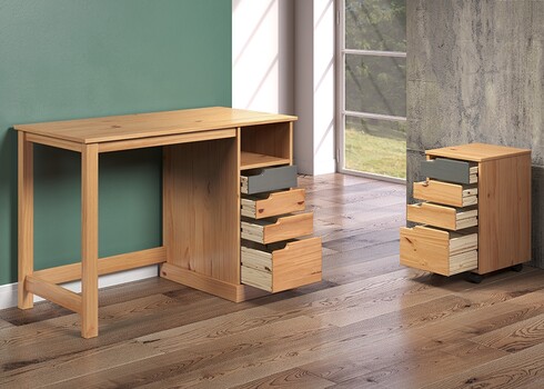 Sahtliboks MESTRE meepruun / hall, 32x38xH56 cm