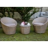 Aiamööbli komplekt Bello Giardino MODICO tumepruun, 2 tooli + laud