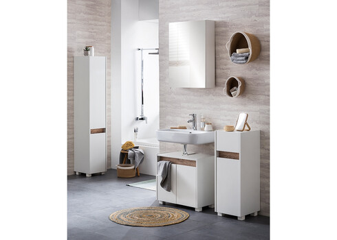 Peegelkapp COSMO valge, 50x16cH71 cm