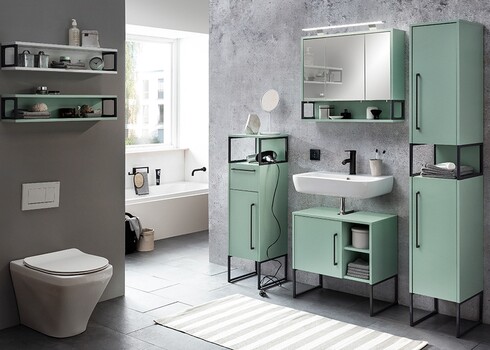 Vannitoakapp LIMONE münt, 30x33xH183 cm