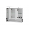 Peegelkapp LIMONE valge, 70x16xH61-68 cm, LED