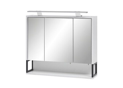 Peegelkapp LIMONE valge, 70x16xH61-68 cm, LED