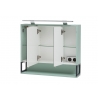 Peegelkapp LIMONE münt, 70x16xH61-68 cm, LED
