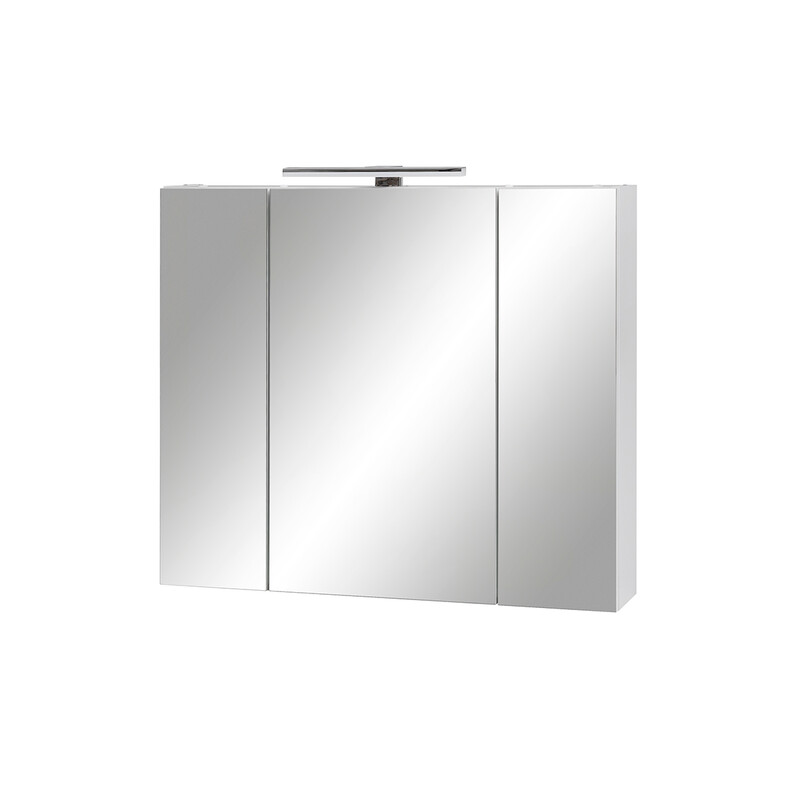 Peegelkapp LIMONE valge, 80x16xH71 cm, LED